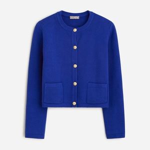 J. Crew Blue Cardigan Sweater